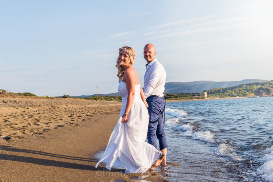 Seaside Beach Wedding for Two in Tuscany