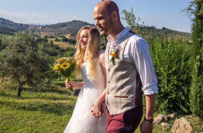 Natural Wildflower Tuscan Garden Wedding